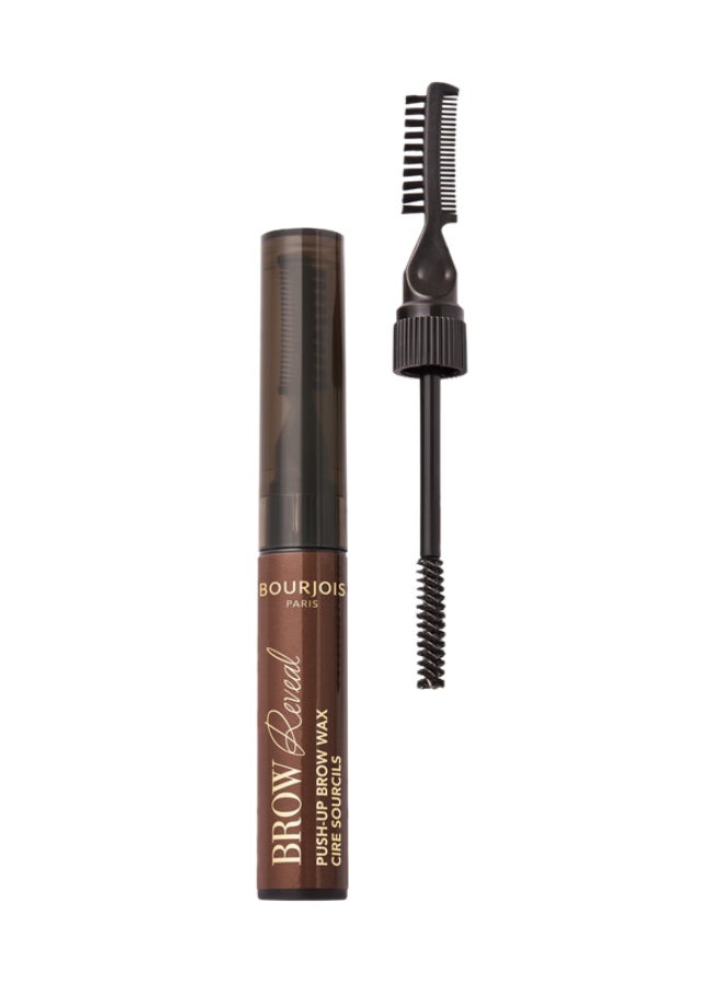 BOURJOIS PARIS Brow Reveal Push-up Styling Wax - 03 - Medium Brown, 6ml & Brow Reveal Précision Eyebrow Pencil 003 Medium Brown Bundle - Image 2